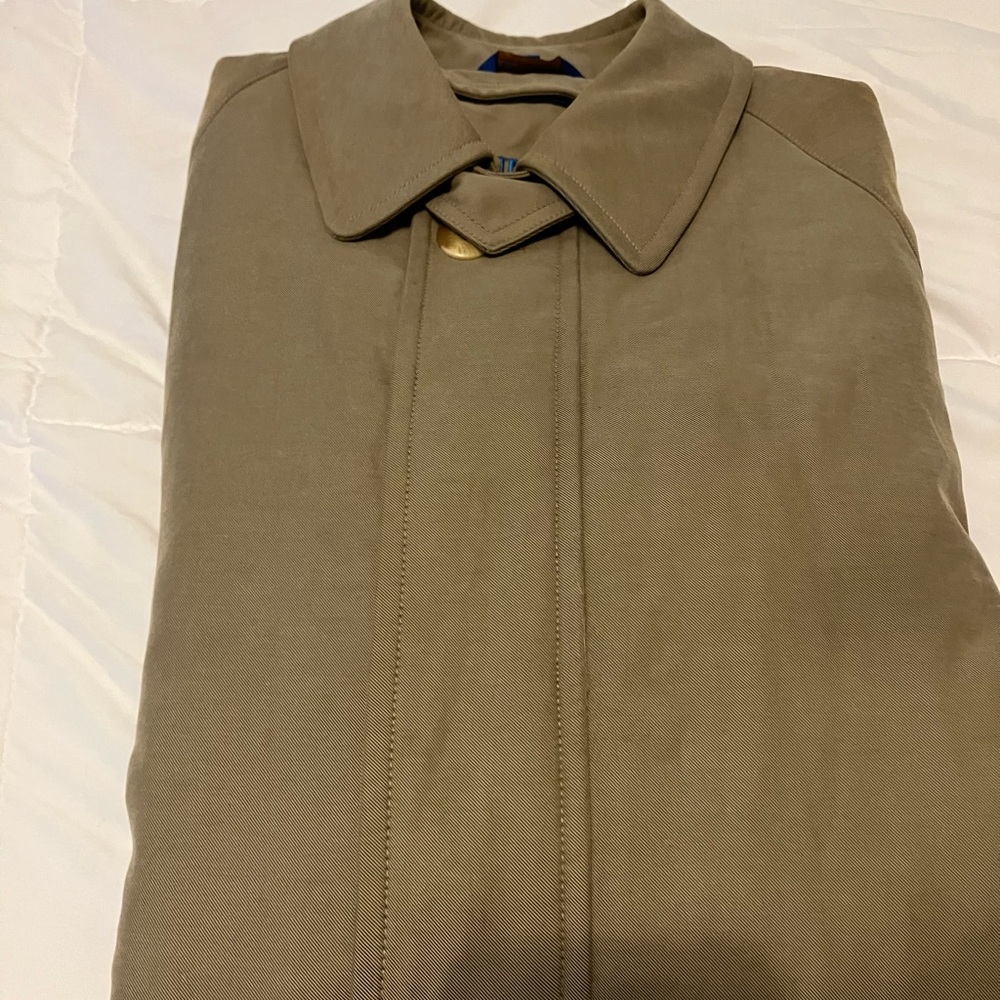 Pendleton Men’s Long Insulated Coat – Khaki – Thermolite Lined – Size L